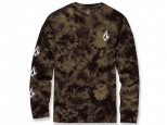 Volcom Iconic Stone Dye LS Tee Military (thumb #3)