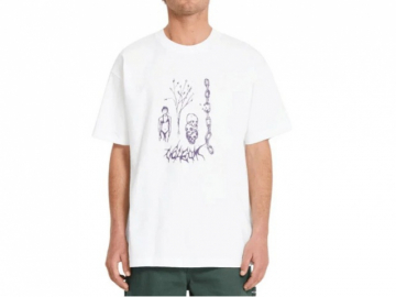 Volcom Poetic Dess SS Tee White (imagine principala)
