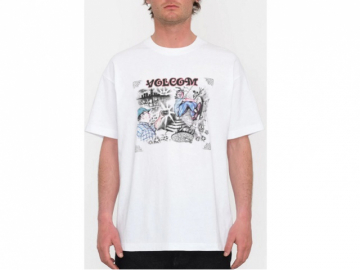 Volcom Sreet Keutchi SS Tee White (imagine principala)