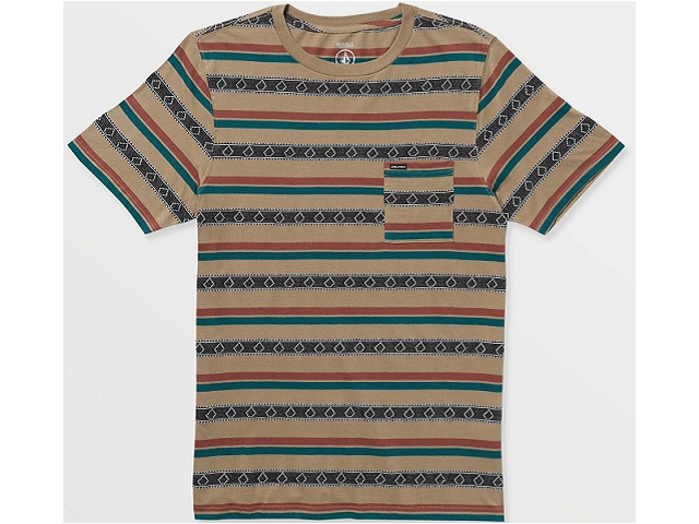 Volcom Taction SS Tee Khaki (detaliu #2)