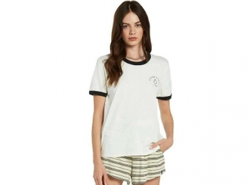 Volcom Truly Ringer SS Tee Star White (imagine principala)